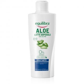 Equilibra - Leche After Sun con Aloe Vera y ingredientes naturales - Hidratación profunda para la piel - 200 ML