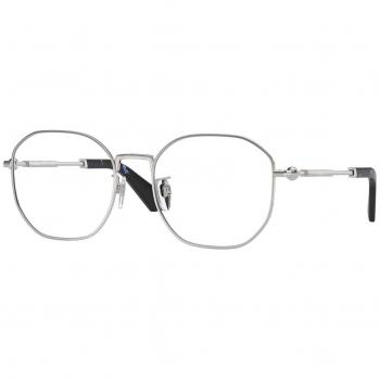 Burberry BE1387D Asian Fit 1005 Men's Eyeglasses Silver Size 56 - Blue Light Block Available