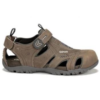 Chiruca Brunei 04 Sandalias deportivas para hombre en beige de piel sintética, color marrón, talla 39