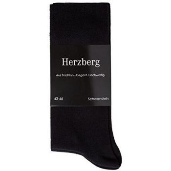Herzberg - Medias de fútbol - para hombre negro 43-46