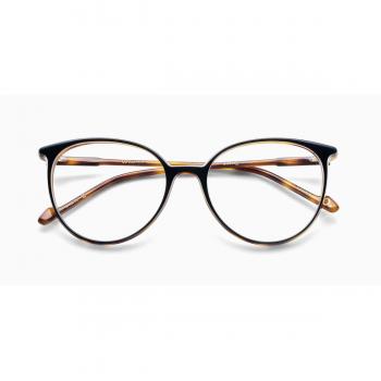 Etnia Barcelona Ultra Light 14 BKHV Armazones para Mujer Negros, Lentes Recetadas Para Mujer Negros, Gafas Recetadas para Mujer Negras