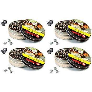 Outletdelocio. 4 latas de 250 perdigones Gamo Magnum de Copa-Punta 4,5mm. 4-36579/23054