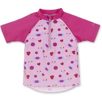 Sterntaler Kurzarm-Schwimmshirt, Traje de Baño para Bebés, Rosa