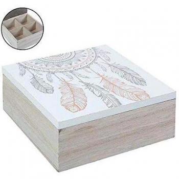 Caja Decorativa 15 x 15 x 6 cm