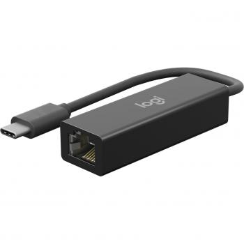 Logitech USB-C to Ethernet Adapter - 1000 Mbps - Graphite