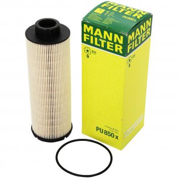 MANN FILTER PU 850 x Filtro de Combustible con junta MAN: TGA - Filtro de combustible, incluye juego de juntas, diseñado para vehículos de utilidad