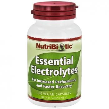 Esenciales electrolitos, 100 Cápsulas Vegan - NutriBiotic