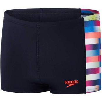 Bañador de Natación Infantil Speedo Aquashort Digital Azul