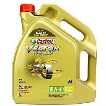 CASTROL Vecton Long Drain 10W-40 E6/E9 Aceite de motor sintético para vehículos pesados 5L