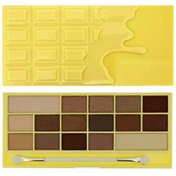 Paleta de Sombras I Heart Revolution Chocolate Blanco - 16 Tonos con Espejo y Aplicador