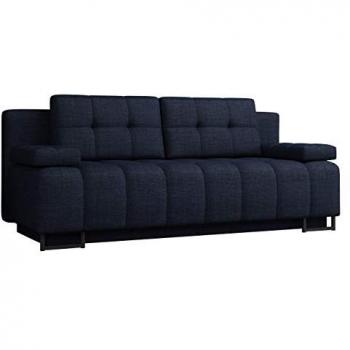 Sofá-cama Columbus 151 con caja de ropa de cama, 200x90x90cm, muebles ya montados