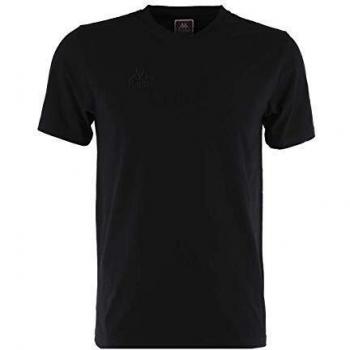 Kappa Tacconi Camiseta, Unisex, Negro, L