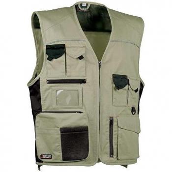 Cofra V016 – 0-00.z44 Expert chaleco, color caqui/negro, talla 44, multicolor, V016-0-00.Z50