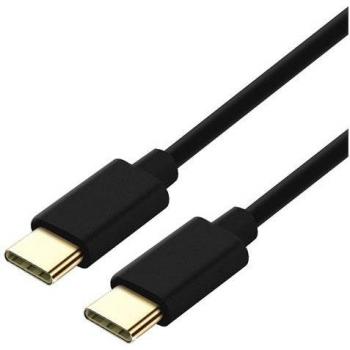 Cable USB-C a USB-C Power Delivery Transferencia Rápida 2m Negro