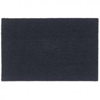 Felpudo de fibra de coco gris oscuro 65x100 cm