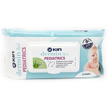 Kin Dermin Aloe Vera Baby Cleansing Wipes - 72 Count