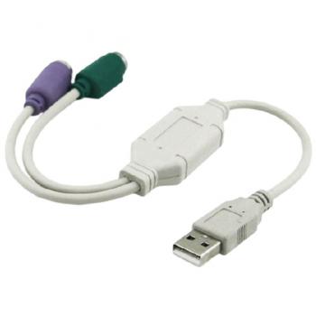 Luwu-Store USB macho a PS/2 hembra convertidor de cable convertidor convertidor convertidor de teclado