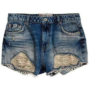 Superdry Shorts Eliza Lace Mujer 27 Azul
