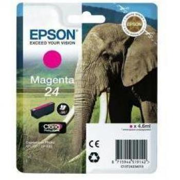 Epson 24 Claria Photo HD Ink Cartucho de Tinta - Magenta