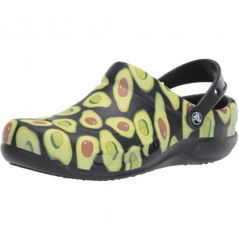 crocs Bistro Graphic Clog, Zuecos Unisex Adulto, Negro