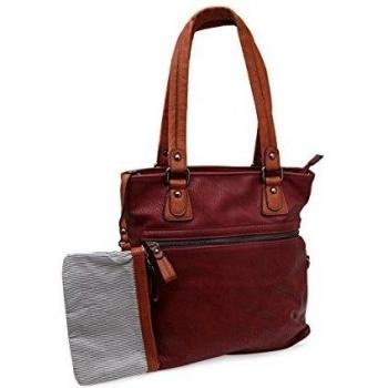 Mujer Twinbag, color: burdeos, color rojo, talla talla única