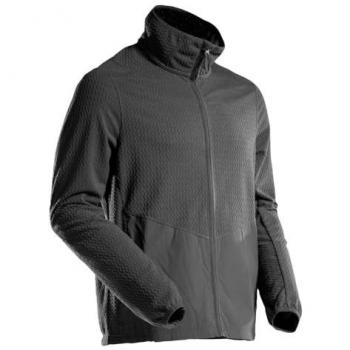 Sudadera Microfleece Personalizada con Media Cremallera, Negra, XL