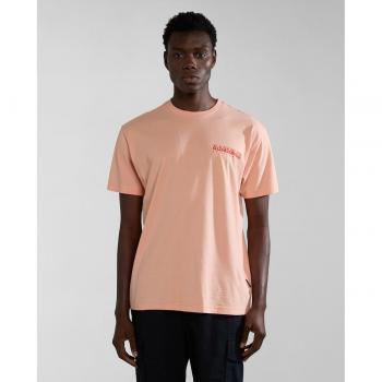 Camiseta Napapijri S-Gouin de hombre con dibujo en espalda