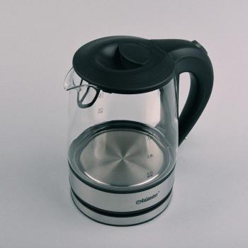 Tetera eléctrica Feel-Maestro MR062 1,2 L 1630 W Negro Transparente