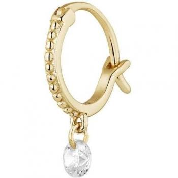 Piercing aro Ear Candy Chic de plata bañado en oro amarillo 18k