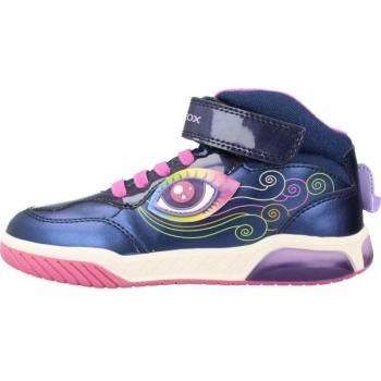 Zapatillas Deportivas de Niña Geox Modelo J Inek G Color Azul C4243