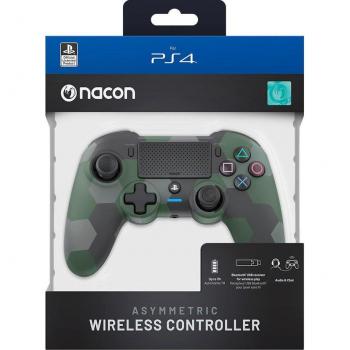 Mando Inalámbrico Nacon Asymmetric Camo Green para PS4 y PC