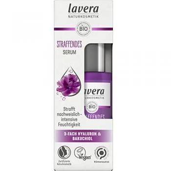Lavera Firming Serum with 3-Fold Hyaluronic Acid & Bakuchiol, 30 ml