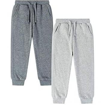 Amomí Pantalón de chándal Niño Pantalón de Deporte Niño Pantalón Largo Rizo Niño 10 Años 100% Algodón