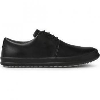 Camper Chasis Black Leather Casual Shoes for Men, Size 39