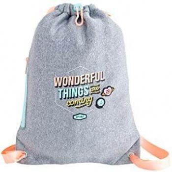 Mr. Wonderful Small Sack Bag-Wonderful Things Are Coming, Multicolor, Talla Única