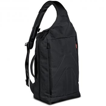 Manfrotto Brio 30 Sling- Bolsa cruzada, 50 cm x 27,5 cm x 15 cm, negro