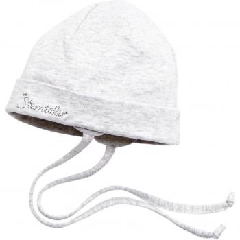 Gorro de Bebé Sterntaler Plateado Unisex con Cinta de Sujeción - Talla 37