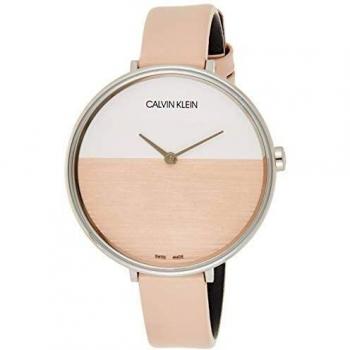 Calvin Klein Reloj Analógico de Cuarzo para Mujer con Correa de Cuero – K7A231XH