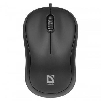 Ratón Defender Patch MS-759 Negro Óptico 1000 DPI Ambidextro USB - Modelo Avanzado