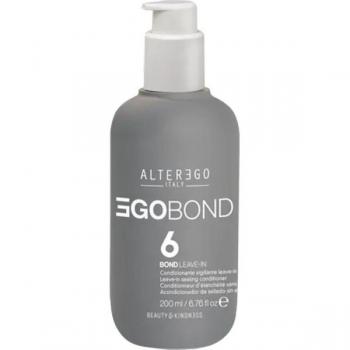 Bálsamo Leave-in EgoBond 6 de Alter Ego - 200 ml, Acondicionador Sellante Sin Enjuague