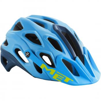 MET adultos casco para bicicleta de montaña Lupo, primavera/verano, unisex, color cyan/petrol blue, tamaño 59-62 cm