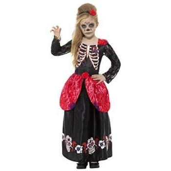 Red Day of the Dead Girl's Costume