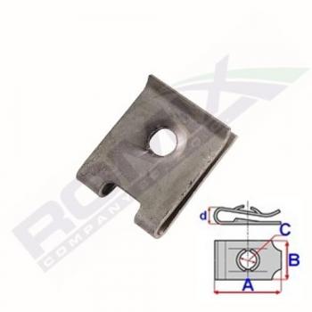 Elementos de montaje de la motocicleta ROMIX C70441 - Grapa, fabricado en material resistente, diseño específico para sujeción en motocicletas, fácil instalación, compatible con diversas marcas y modelos de motos