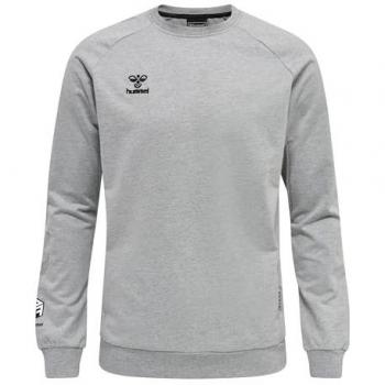 Sudadera Hummel Hmlmove Grid de Algodón Transpirable para Hombre - Gris Melange