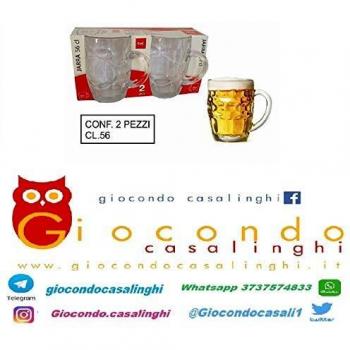 BROCCA BIRRA VETRO CONF. 2 PZ. CL.56