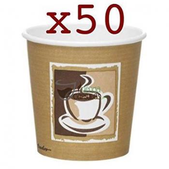 Vasos de cartón Nupik - Café 120cc - 50 unidades