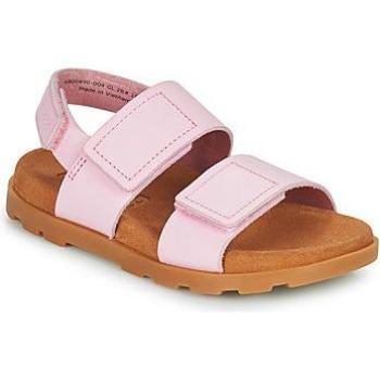 CAMPER Brutus Sandal - Girls' Pink Leather Sandals - Size 31