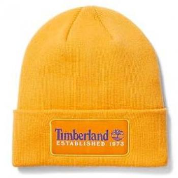 Timberland Established 1973 Unisex Knitted Hats & Beanies - Beige - Size: One Size