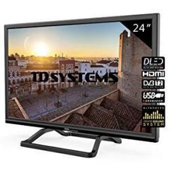 Televisores LED 24 Pulgadas TD Systems K24DLM10H. HDMI, VGA, USB Grabador Reproductor, DVB-T2/C/S2