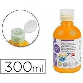 Liderpapel TP45 - Tempera liquida, 1000 ml, color naranja fluorescente